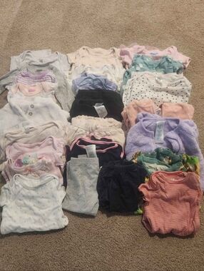 Girls 0 To 6 Months Clothes
